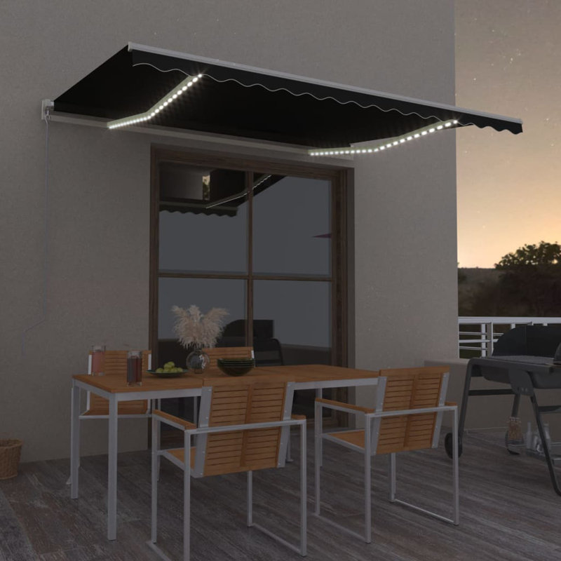 VidaXL Retractable, Anthracite