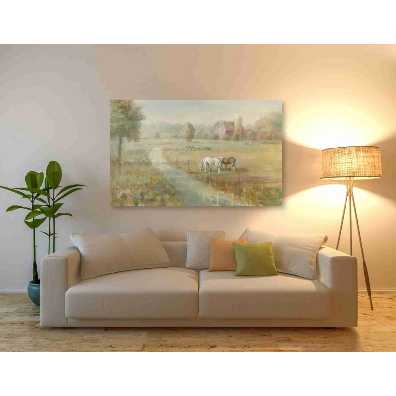 Tranquil Farm - impression sur toile tendue, H 40 po x l 54 po x P 1,5 po
