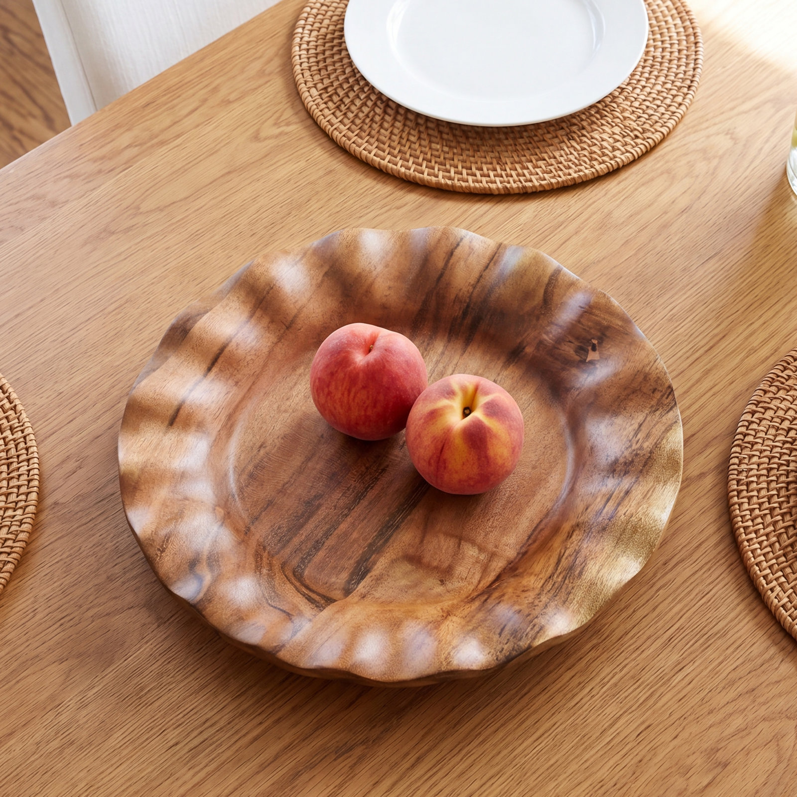 Round Wood Platter