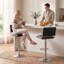 Swivel Upholstered Bar Stool-136959923