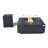 Square Concrete Smokeless Fire Pit Table-122010368-86331988