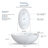 Sfera 66.54'' x 36.42'' Freestanding Soaking Stone Bathtub with Faucet