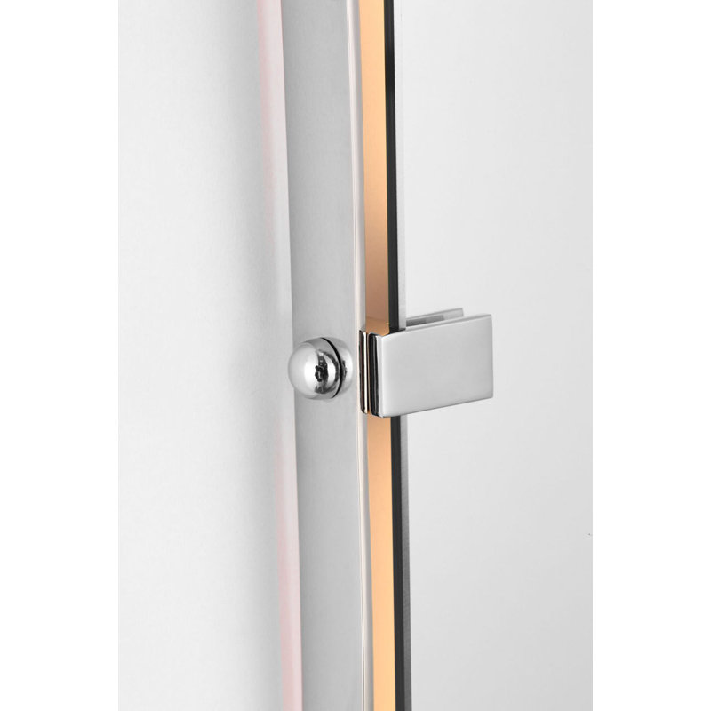 Barnes 27" Backlit Mirror, Polished Nickel