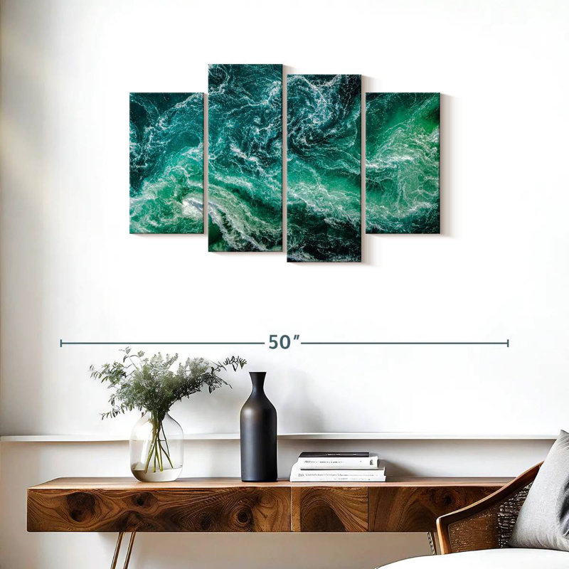 Gillard Sea Meets River, H 22 po x l 36 po