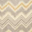 Tapis à chevrons gris / doré en laine touffeté à la main Raika-1488035376