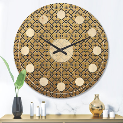 Solid Wood Wall Clock