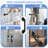 16" Suction Cup Shower Grab Bar, 2 Pack-121118808