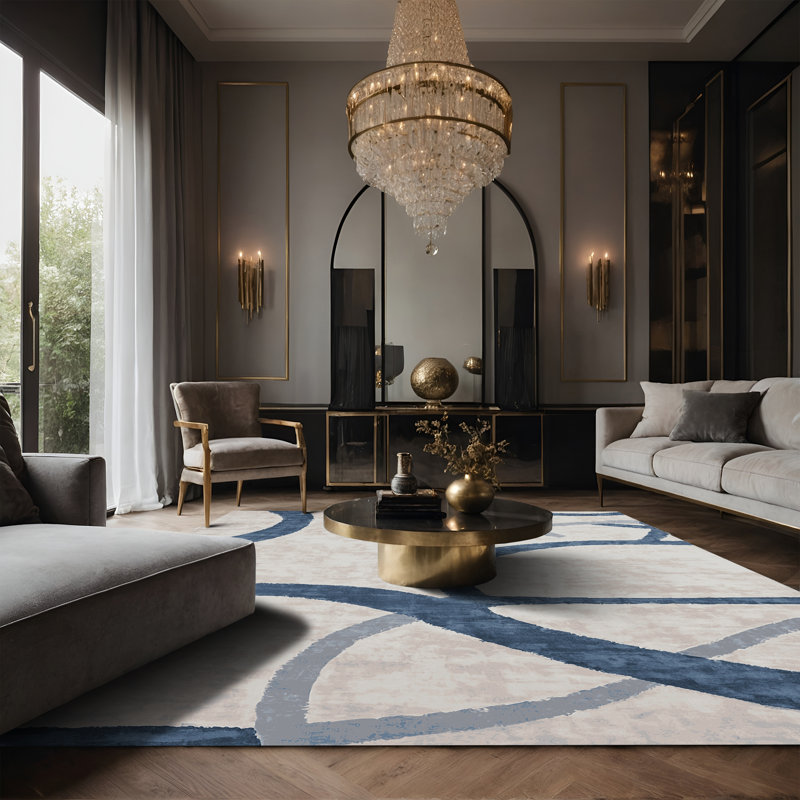 Tapis gris soyeux et moelleux, Tapis de couloir 2 pi x 4 pi