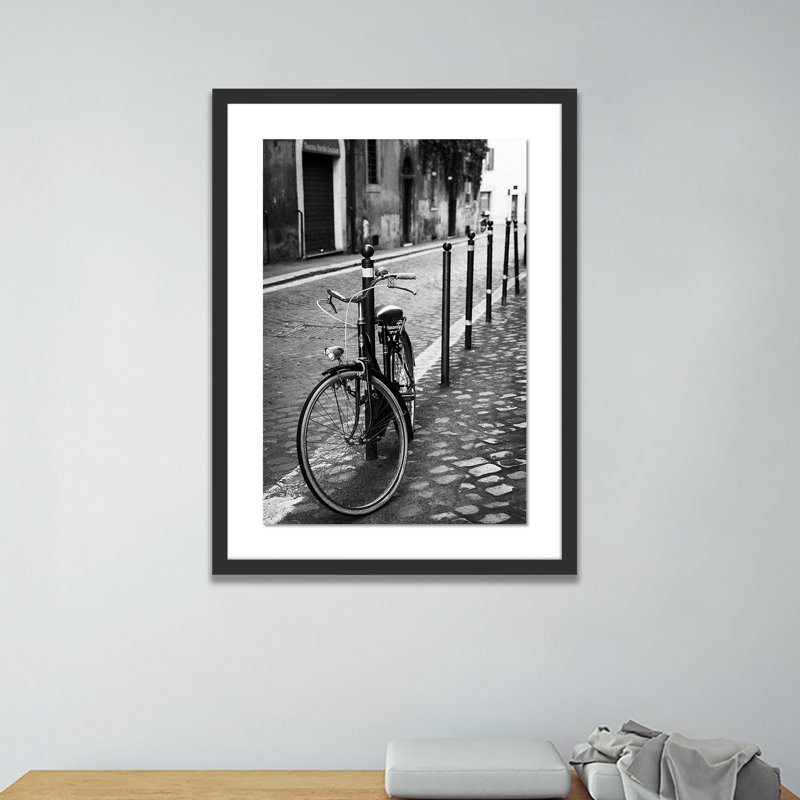 Rome, Italy Bw Print by Erica Singleton, Black, 48" H x 34" W x 2.5" D