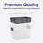  2.4 Qt. Clear Mini Storage Bin with Lid, Plastic Organizing Storage Box for Home, 18 Pack-1671985431