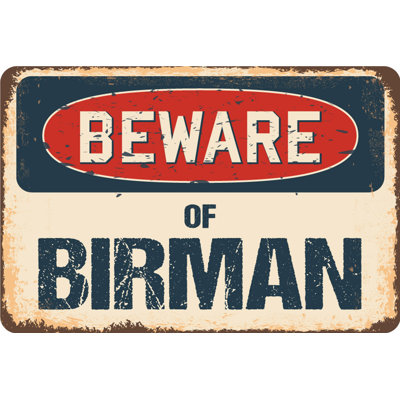 Panneau Arverne Beware of Birman