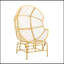 Fauteuil oscillant d'extérieur en osier-1141969325-1141969327