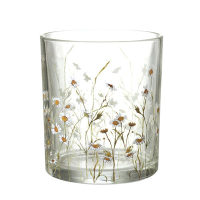 10 cm H Glass Tabletop Tealight