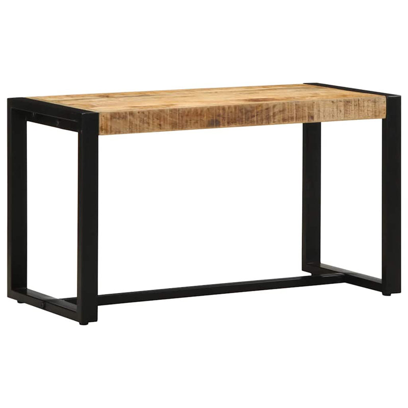 Banc en bois de manguier massif, Brun