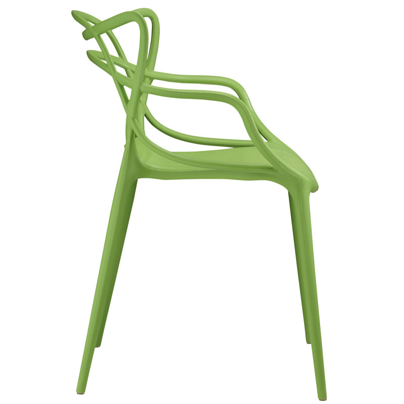 Porch & Den Waverly Dining Armchair, Green
