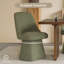 Chaise pivotante rembourrée en tissu-1846669820