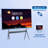 JYXCN 1080p Smart Board, Interactive Whiteboard Multi Touch Screen, All-in-One Computer for Classroom & Conference