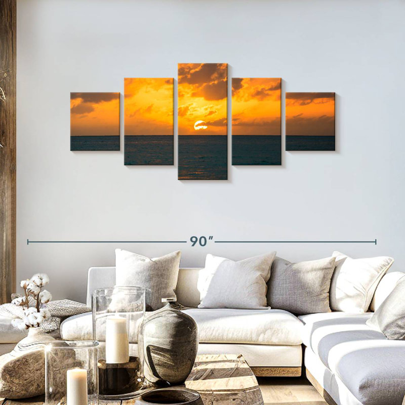Jamaica Golden Avonna Sunset, 30" H x 68" W
