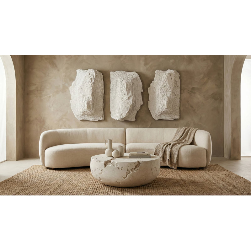 Stratified Cast Stone Wall Art, Roman Stone
