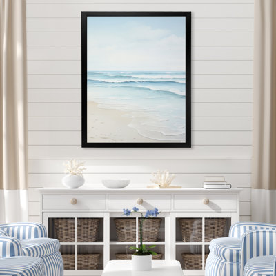 Beach Photo Tranquil Waters I - Coastal Beach Canvas Art
