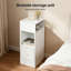 25cm W Manufactured Wood Bedside Table