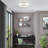 Berthine Linen Blend Semi Flush Mount-22524418-22524415