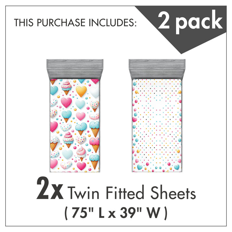 Microfiber Fitted Sheet, Twin Fitted Sheet