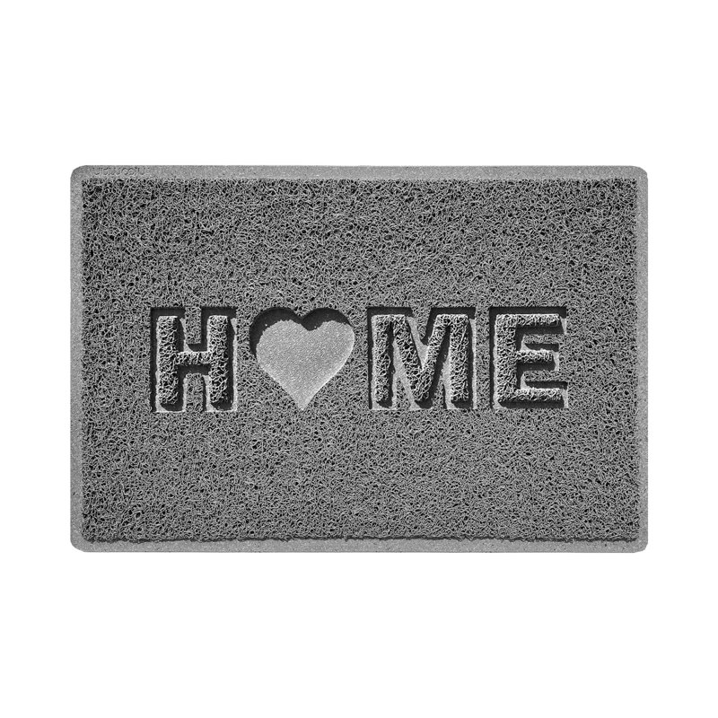 Non-Slip Doormat, 40cm W x 60cm L, Grey