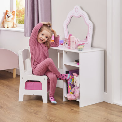Kids Vanity Table with Mirror