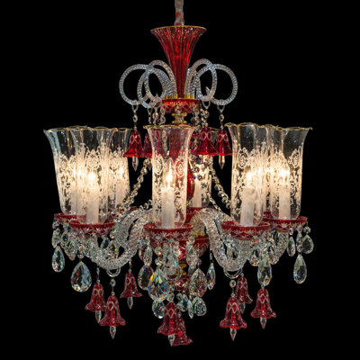 Bastien 8 - Light Dimmable Chandelier