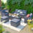 Siniard 5 - Person Outdoor Seating Group with Cushions-1506060305-1506060306