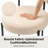 Boucle Upholstered Dining Chair Set With Wide Cushion and Curve Backrest, Beige-1084422645