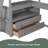 Twin Size Loft Bed With Desk And Shelves, Two Built-In Drawers-124145620