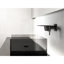 Robinet de lavabo de salle de bain noir mat en cascade - fait de laiton, simple pour un réglage régulier de la température et du débit de l'eau, apparence soignée dans un espace pratique et efficace-122075585