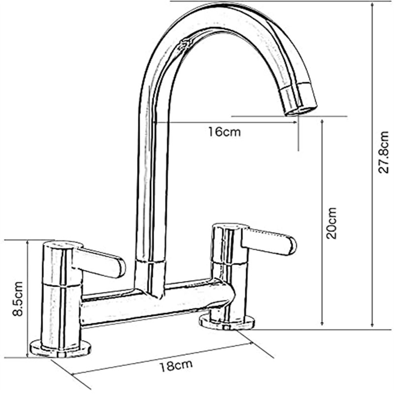 Latitude Run Bastrie Kitchen Faucet