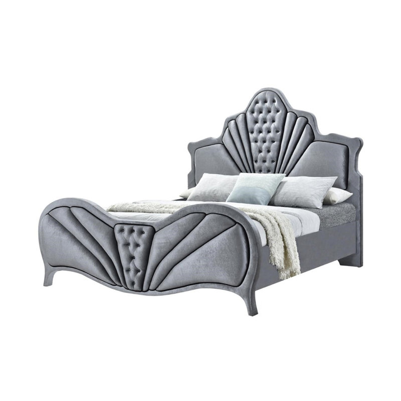 Upholstedred Bed Frame With Headboard