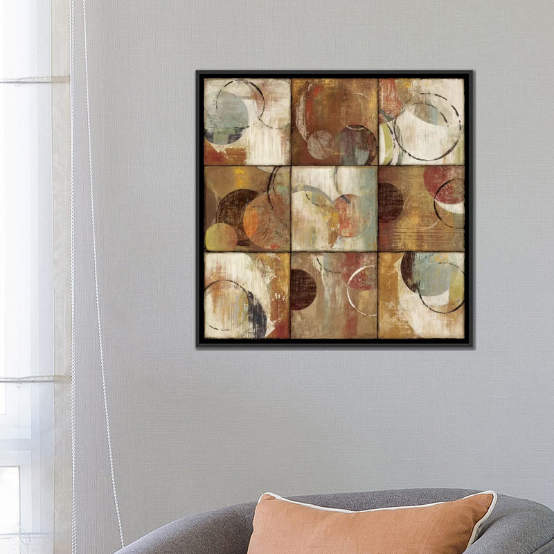 «Impact», impression sur toile, H 18 po x l 18 po x P 1,5 po, Toile avec cadre noir, Pas de tapis