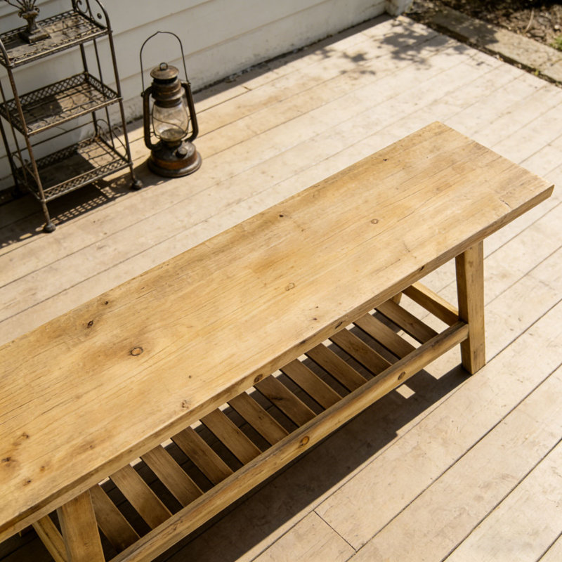Banc en bois 43 po