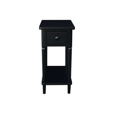 Deboria Solid Wood End Table with Storage