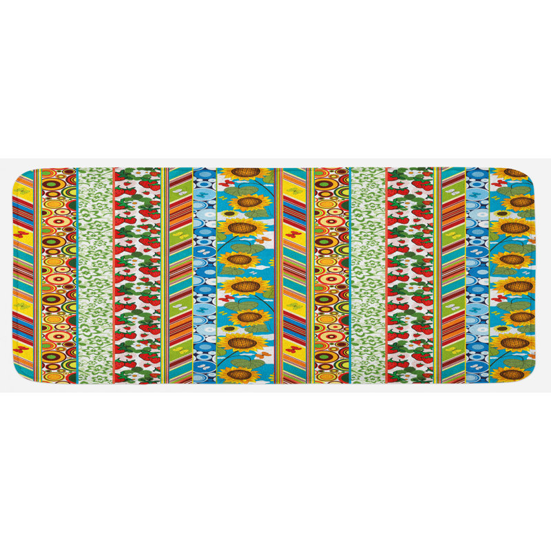 Cottage / Country Polyester Kitchen Mat