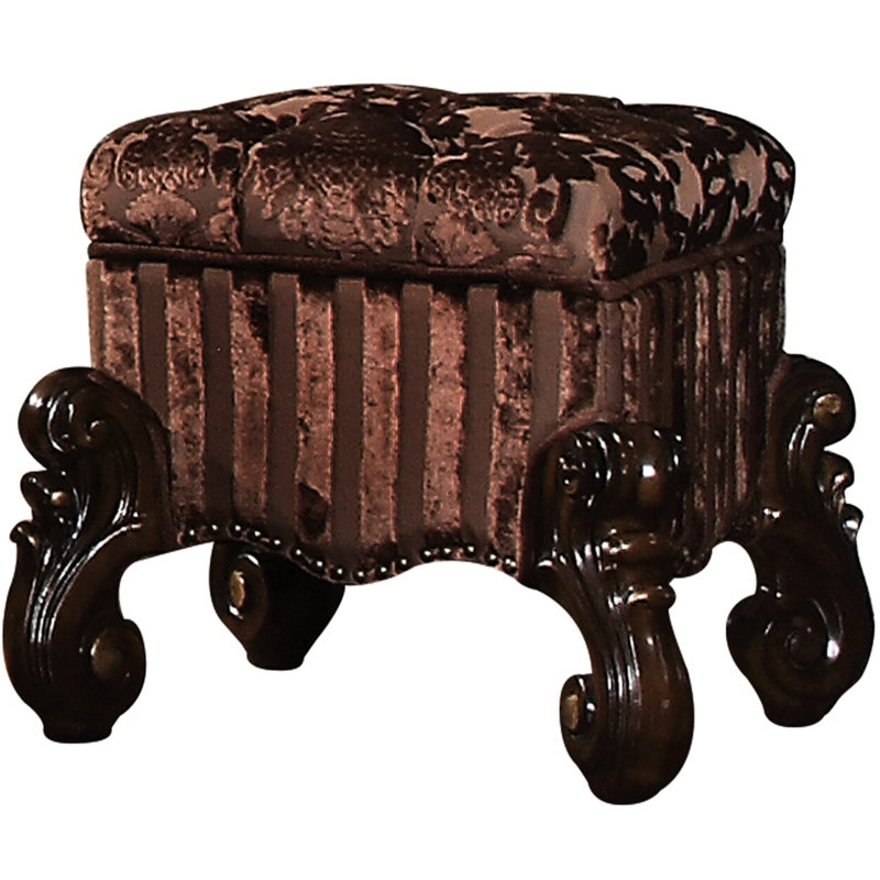 Tabouret de coiffeuse en chêne cerise exquis