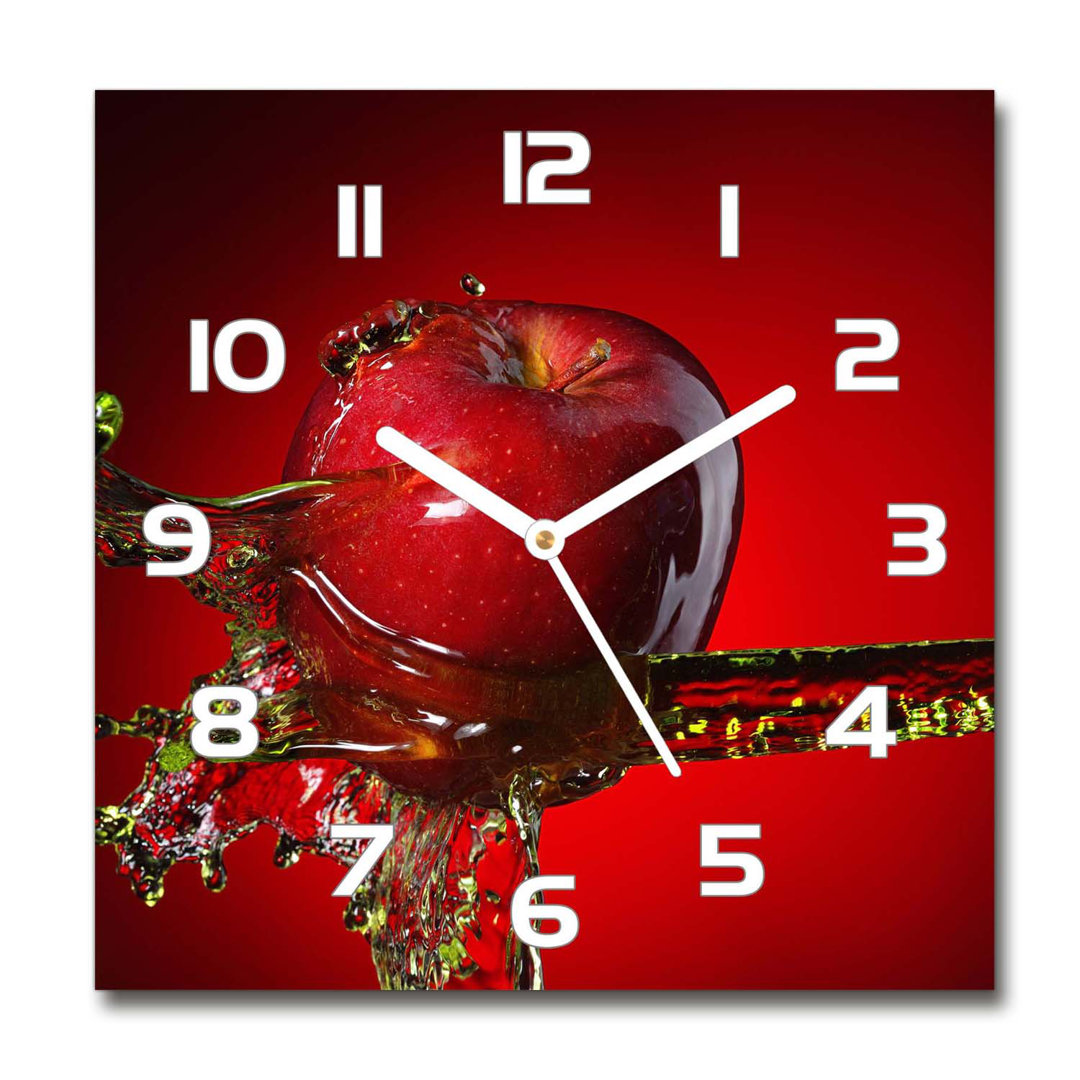 Analoge Wanduhr Jochem Apple and Water 60 cm Geräuschlos