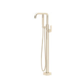 Modern 1-Hole Floor Mount Tub Filler Trim