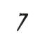 Deltana RNZ4-7 4" Numbers Zinc Die-Cast, Black