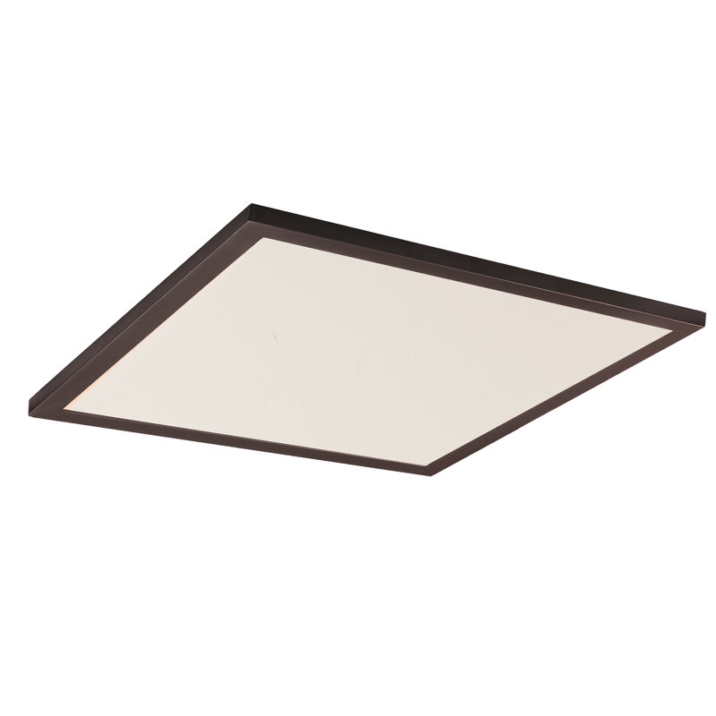 Ciel - 5CCT - Plafonnier encastré, H 0,75 po x l 23,5 po x P 23,5 po, 40 W, Bronze