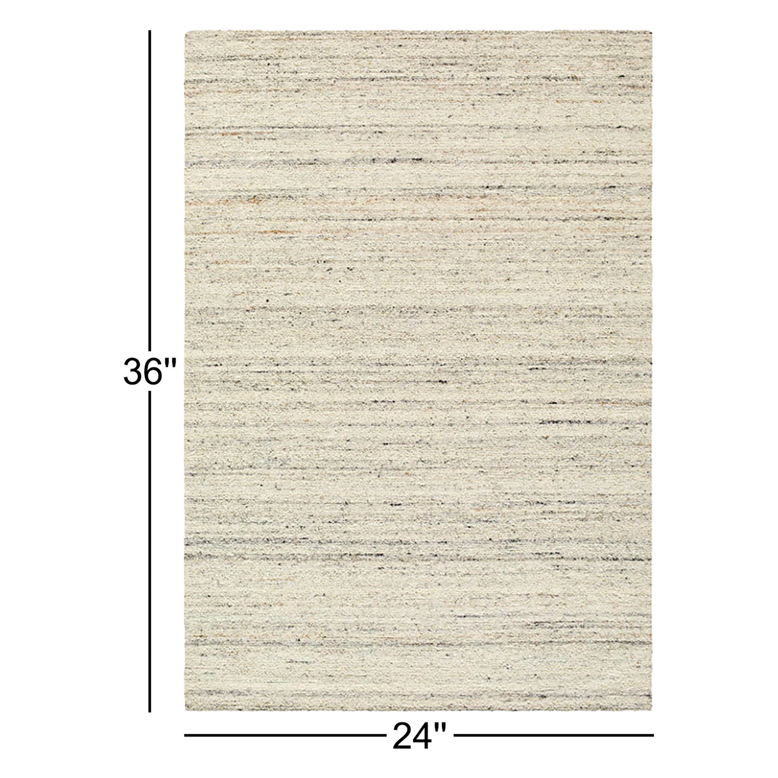 Isaak Hand Tufted Area Rug, Rectangle 2' x 3'
