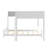 Jexley Wooden Bunk Bed with Built-in Storage Shelf & Ladder, Solid Wood Frame, Slat Support, No Box Spring Needed-128988935