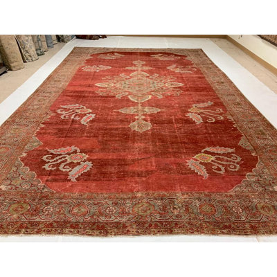 One-of-a-Kind 10′5″ X 16′ Old Area Rug in