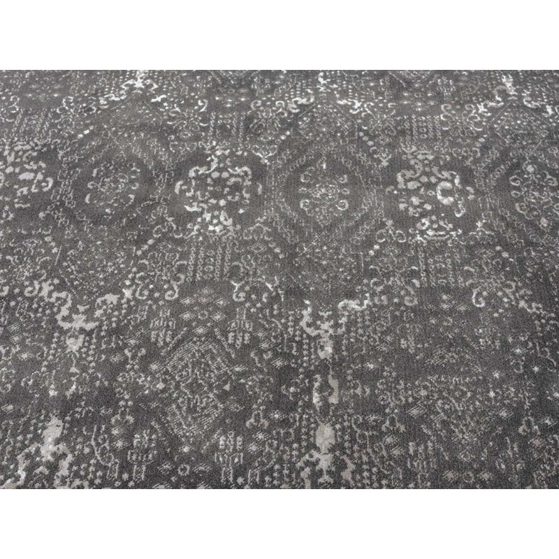 Tapis floral en polypropylène tissé à la machine Bromleigh, Rectangle 5 pi x 8 pi