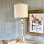 Resin Table Lamp With Linen Shade
